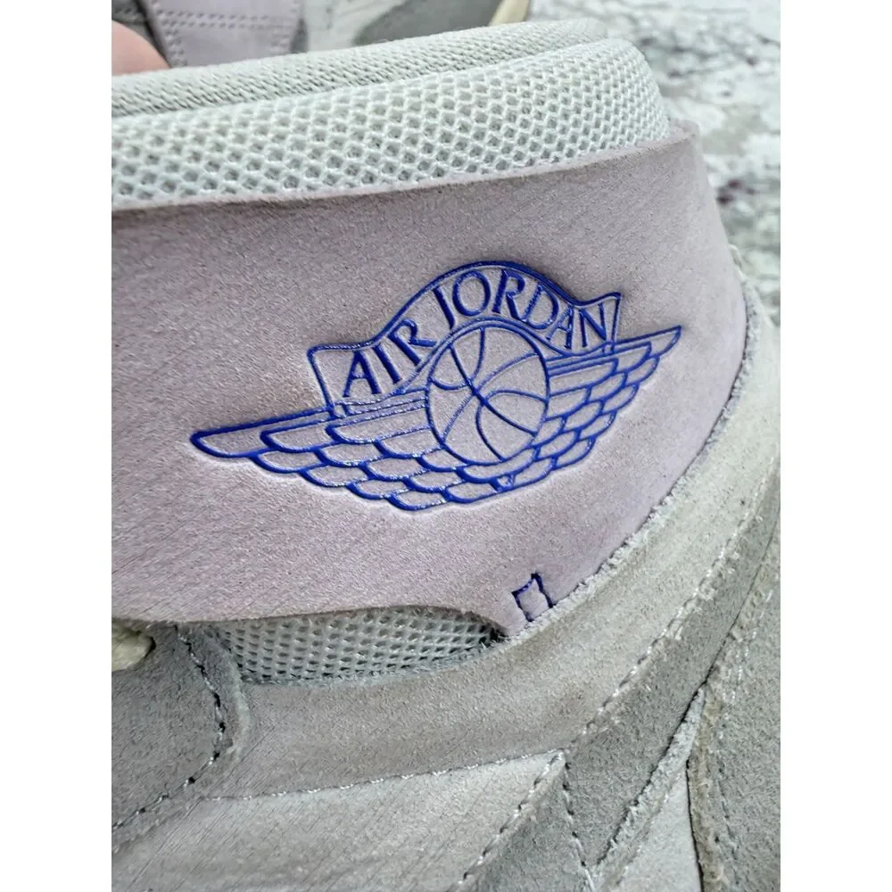 Nike Women's Air Jordan 1 Zoom CMFT Light Smoke Grey and Barely Grape Size 6.5